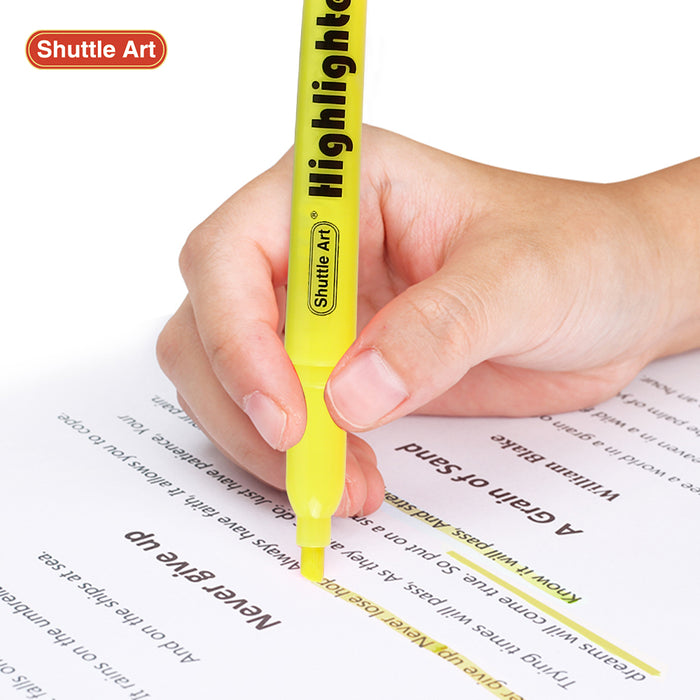 Yellow Highlighter Markers - Set of 30