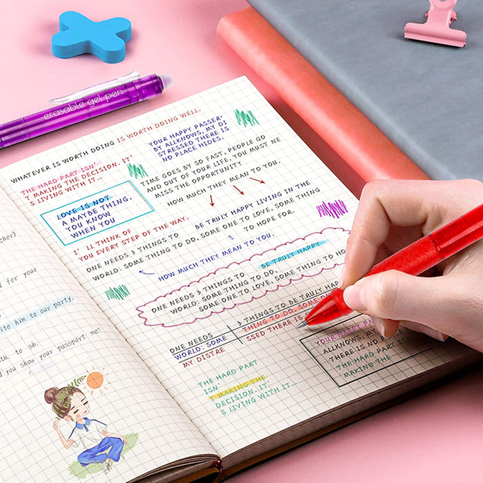 Lineon erasable gel pens on ! 🫧 perfect for taking notes