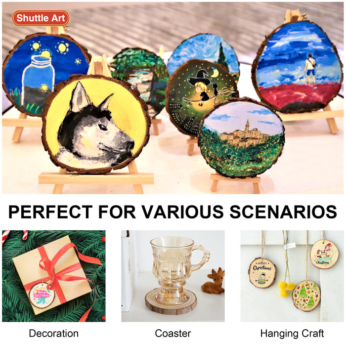 10+ Wood Slices Craft Projects Ideas, Ornaments