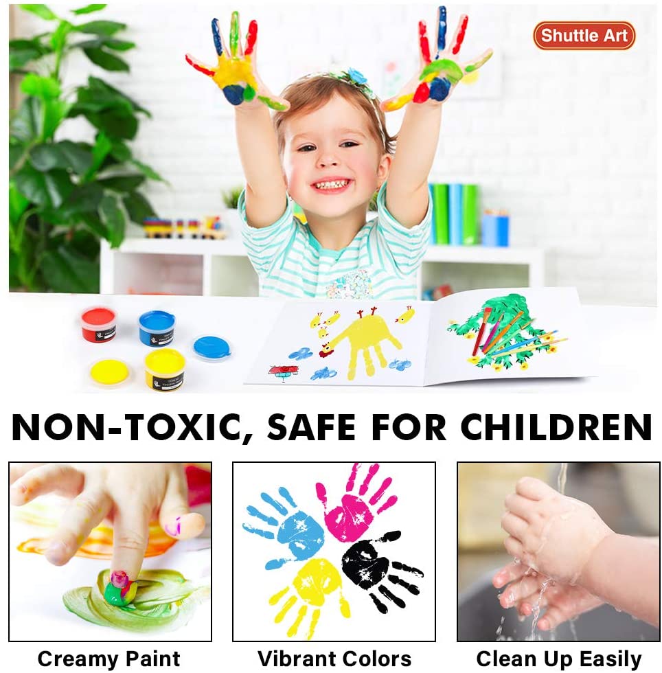 Washable Finger Paint - Set of 44