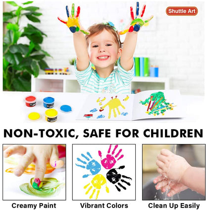 Washable Finger Paint - Set of 44