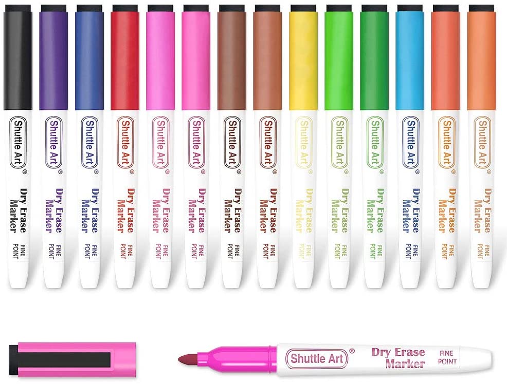 8 Pcs/Set Colorful Whiteboard Pens Classroom Dry White Board
