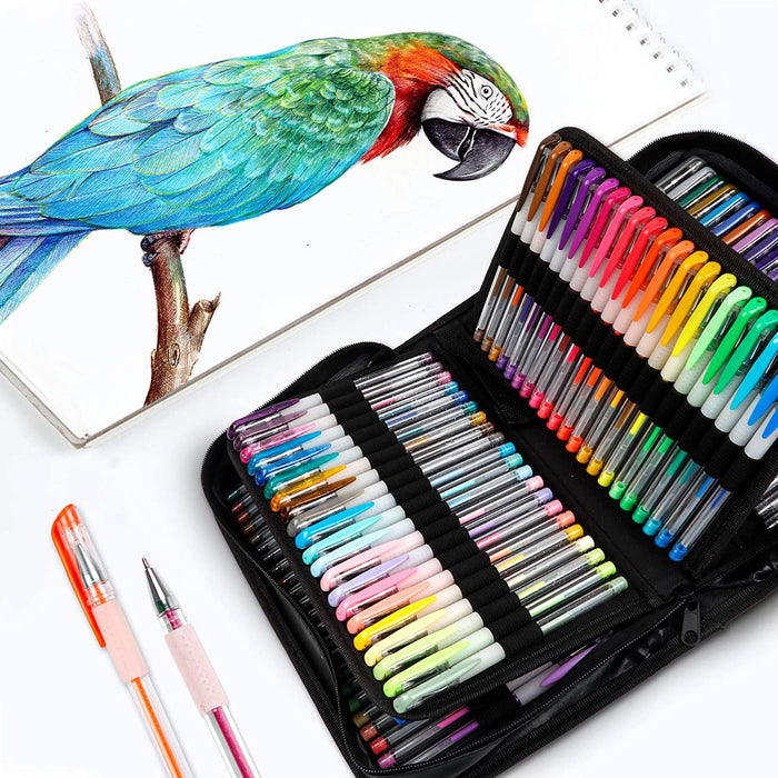 Sharpie Markers, Gel Pens, Colored Pencils for Adult Coloring Books