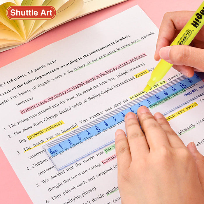 Yellow Highlighter Markers - Set of 30