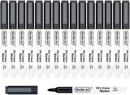 Black Dry Erase Markers - Set of 15