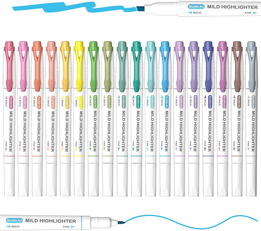 Bible Highlighters - Set of 12 Pastel Colors — Shuttle Art