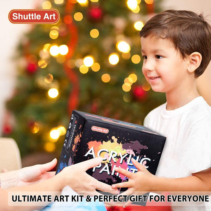 Acrylic Paint, 30 Color 12ml Tubes - Set of 46 — Shuttle Art