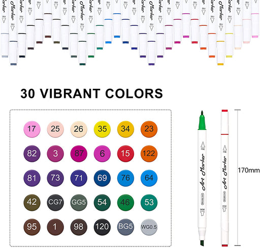 Dual Tip Art Markers