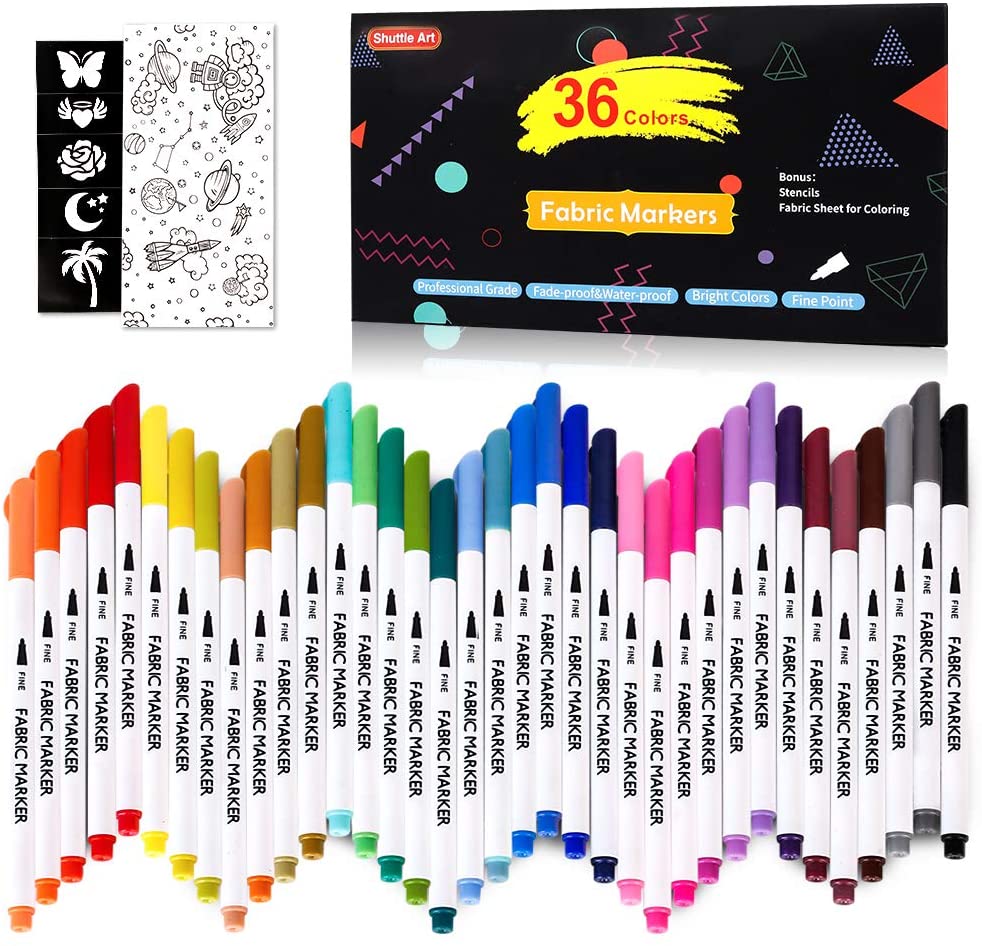 Fabric Markers - Set of 36 — Shuttle Art