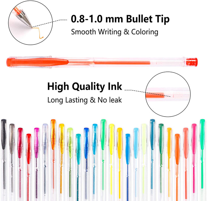 Colored Erasable Gel Pens - Set of 18 — Shuttle Art