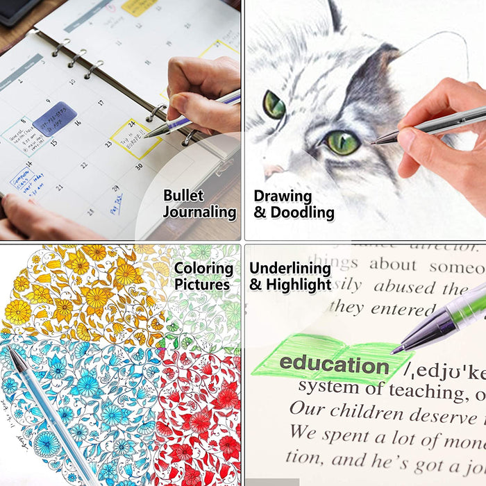 100ct Rainbow Gel Pen Carousel - Writing Pens & Markers - Art Supplies & Painting