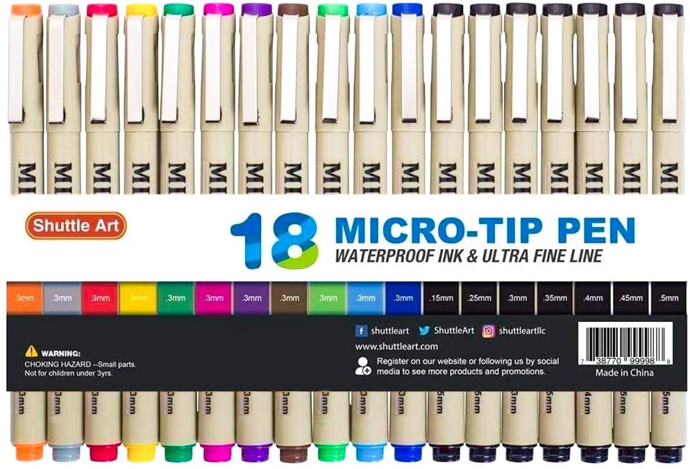 Microtip pen drawings Clearance