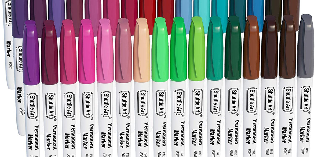 Shuttle Art Oil-based Marker Color Pen Marker Set Art Marker Fine print  48color