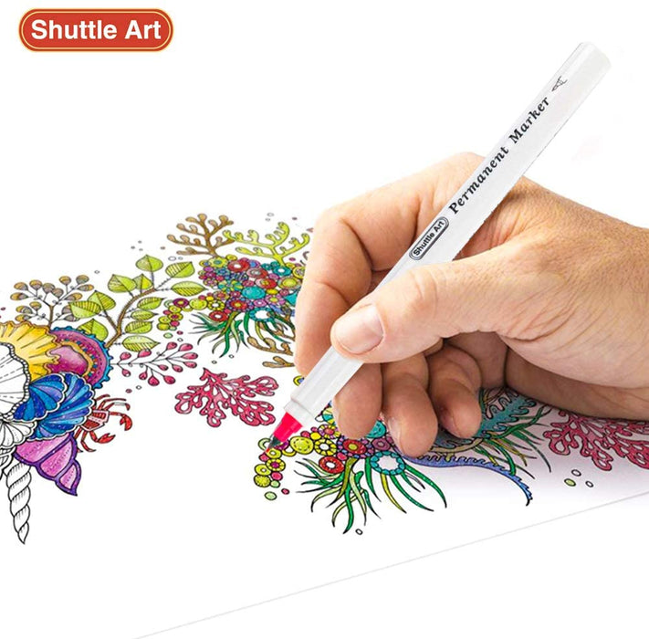 Colored Permanent Markers, Ultra Fine Point - Set of 30 — Shuttle Art
