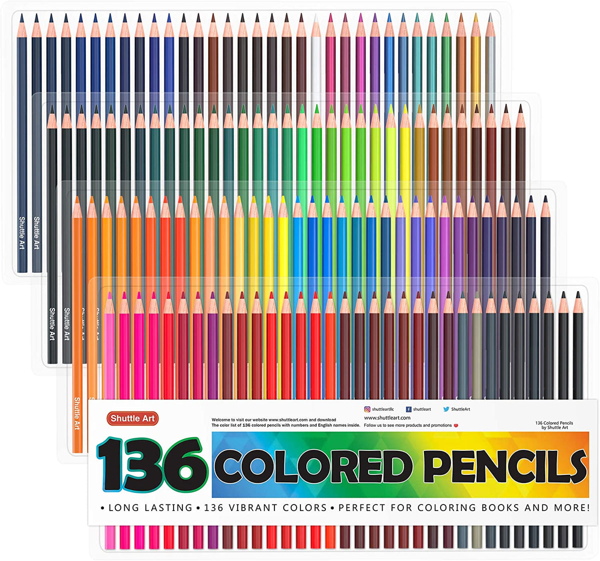 Colored Pencils, Skin Tone - Set of 36 — Shuttle Art