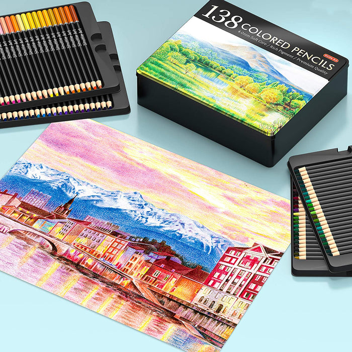 Professional Colored Pencils - Set of 138 — Shuttle Art