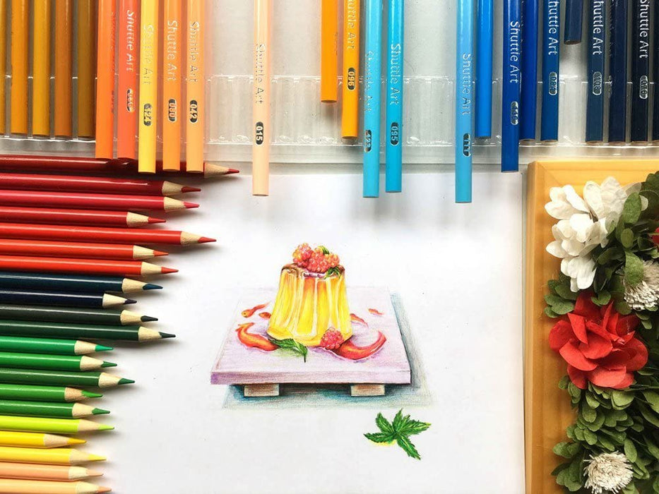Shuttle Art 136 Colored Pencils, Soft Core Color Pencil Set for Adult  Colorin..