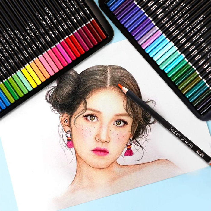 80 Colored Pencils, Shuttle Art Soft Core Coloring Pencils with Coloring  Book, Sketch Pad and Sharpener, Premium Color Pencils for Adult Coloring